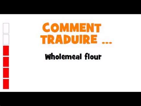 traduction flour